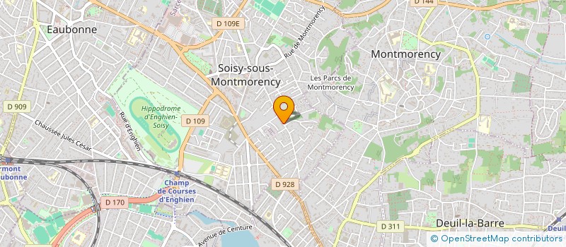 localisation de l'entreprise ACACIAS  SOISY-SOUS-MONTMORENCY