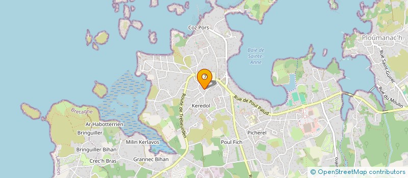 localisation de l'entreprise ACACIAS  TREGASTEL