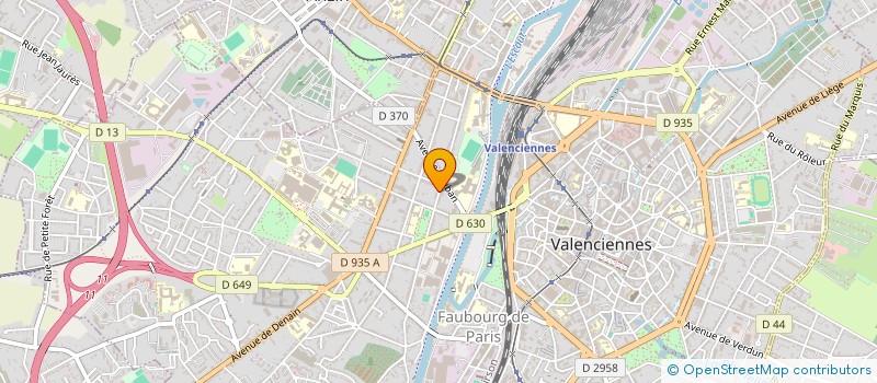 localisation de l'entreprise ACACIAS - CONTROLE TECHNIQUE VALENCIENNES à VALENCIENNES