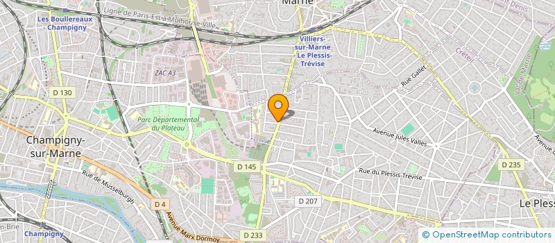 localisation de l'entreprise ACACIO BAT à CHAMPIGNY-SUR-MARNE