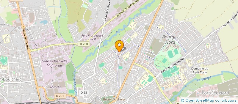 localisation de l'entreprise ACAD à BOURGES