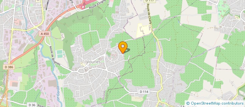 localisation de l'entreprise ACAD à VOURLES