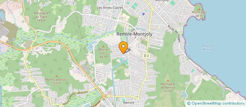 localisation de l'entreprise ACAD  REMIRE-MONTJOLY
