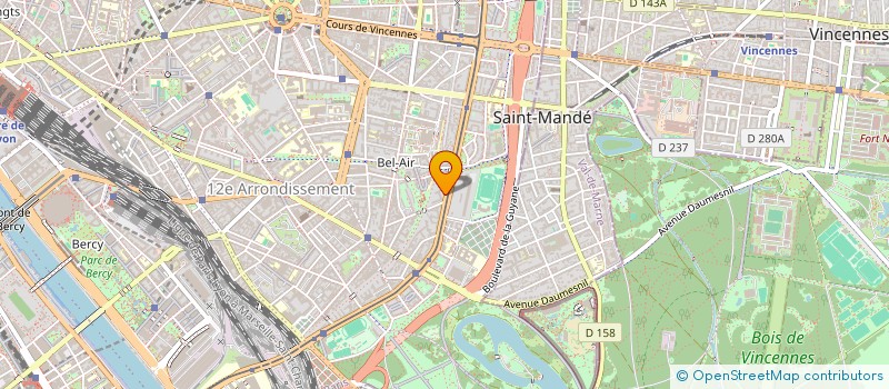 localisation de l'entreprise ACAD LITTER FRANCO AFRIQUE  PARIS