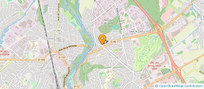 localisation de l'entreprise ACADAVIE FORMATION à EPINAL