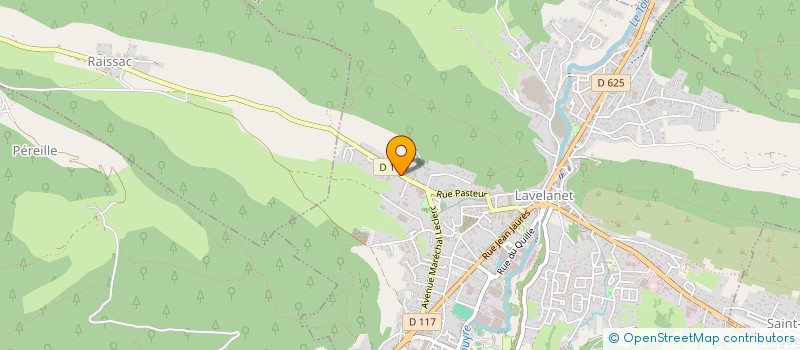 localisation de l'entreprise ACADD à LAVELANET