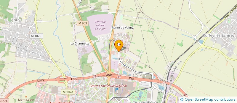 localisation de l'entreprise ACADE à DIJON