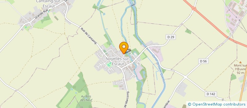 localisation de l'entreprise ACADE ET BIO  NOYELLES-SUR-ESCAUT