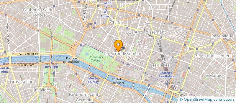 localisation de l'entreprise ACADEM DE FORM PROF ACTIVITES CREATION à PARIS