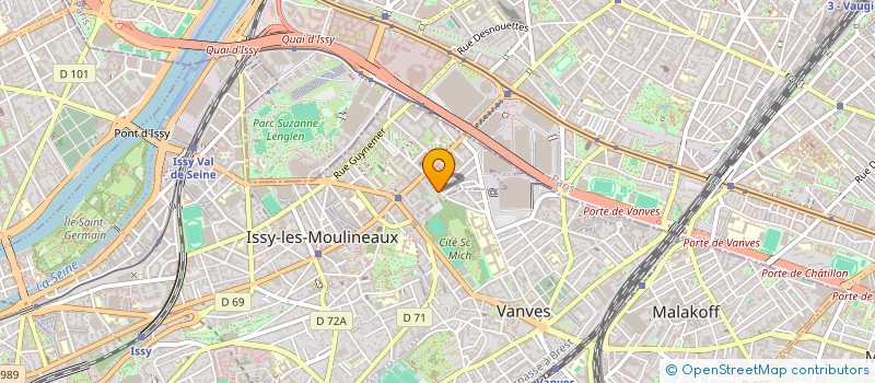 localisation de l'entreprise ACADEMI FRANCE SA à ISSY-LES-MOULINEAUX
