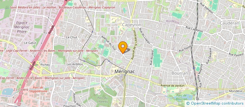 localisation de l'entreprise ACADEMIA à MERIGNAC