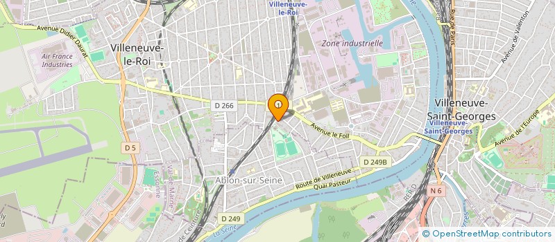 localisation de l'entreprise ACADEMIC à VILLENEUVE-LE-ROI