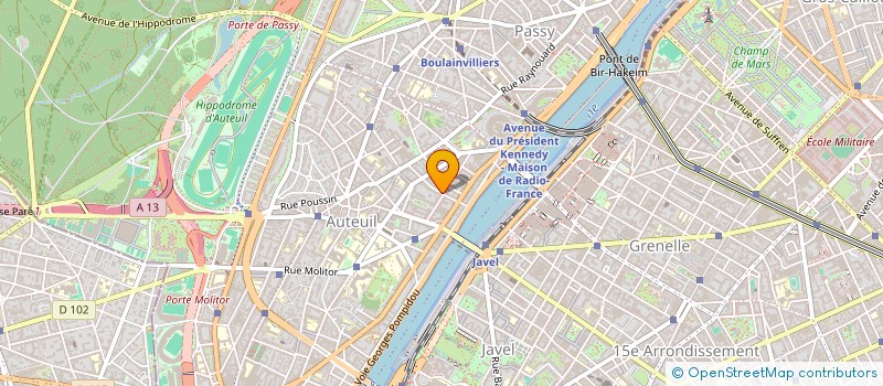 localisation de l'entreprise ACADEMIC SERVICE SOCIETY  PARIS