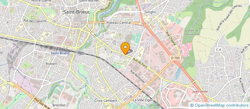 localisation de l'entreprise ACADEMIE 43 à SAINT-BRIEUC
