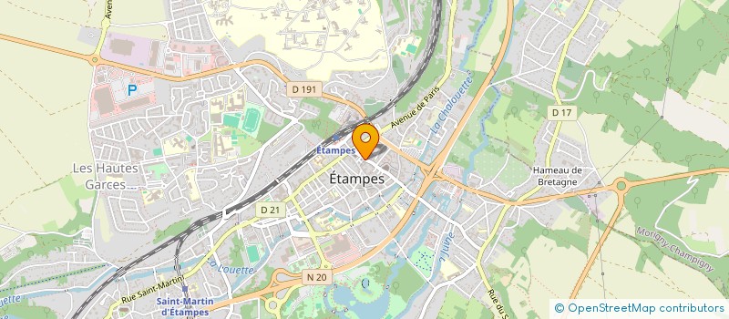 localisation de l'entreprise ACADEMIE à ETAMPES