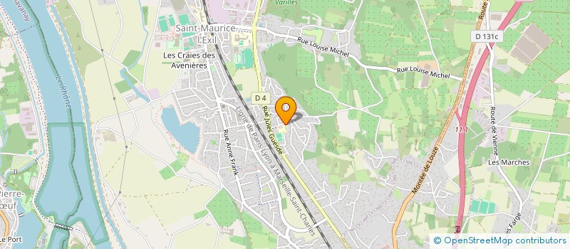 localisation de l'entreprise ACADEMIE AIKIDO DE ST MAURICE L'EXIL  SAINT-MAURICE-L'EXIL