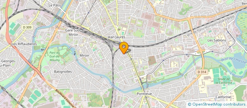 localisation de l'entreprise ACADEMIE ARCADIA  LE MANS