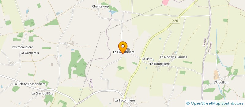 localisation de l'entreprise ACADEMIE ASSO.  PORNIC