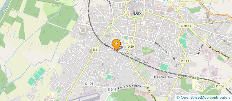 localisation de l'entreprise ACADEMIE BASCO LANDAISE DU TAXI  DAX