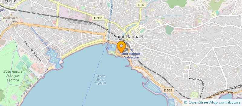 localisation de l'entreprise ACADEMIE BILLARD ST RAPHAEL à SAINT-RAPHAEL