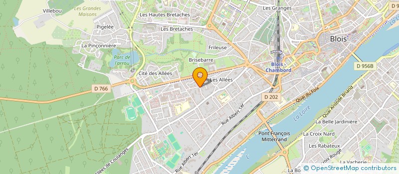 localisation de l'entreprise ACADEMIE BLESOISE DE BILLARD à BLOIS