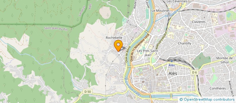 localisation de l'entreprise ACADEMIE CEVENOLE  ALES