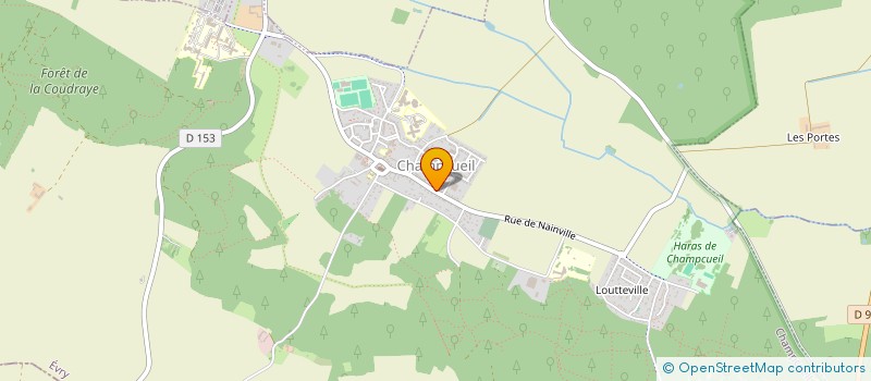 localisation de l'entreprise ACADEMIE CHAMPCUEILLOISE DE JIU-JITSU BRESILIEN GRAPPLING  CHAMPCUEIL