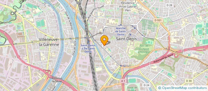 localisation de l'entreprise ACADEMIE CREATIVE ET SOLIDAIRE à SAINT-DENIS