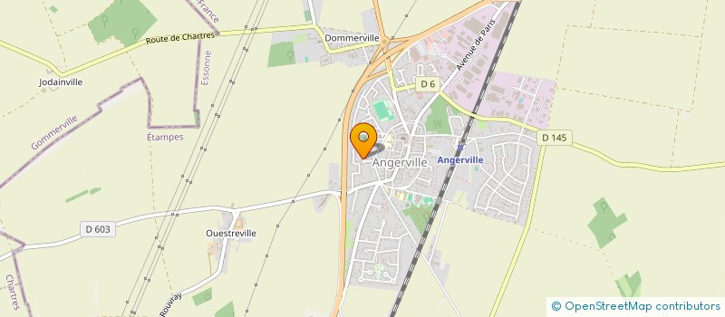 localisation de l'entreprise ACADEMIE CULINAIRE DES CHEFS DU COEUR  ANGERVILLE