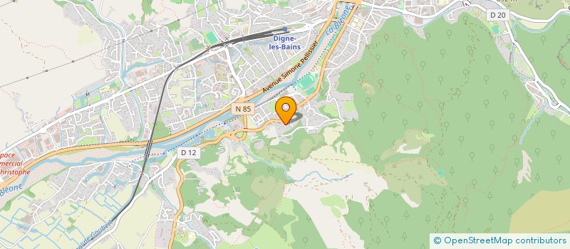 localisation de l'entreprise ACADEMIE D'ACCORDEON DES ALPES DE HAUTE PROVENCE à DIGNE-LES-BAINS