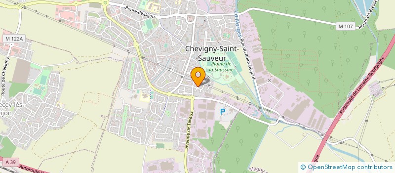 localisation de l'entreprise ACADEMIE D'AIKIDO DE CHEVIGNY SAINT SAUVEUR à CHEVIGNY-SAINT-SAUVEUR