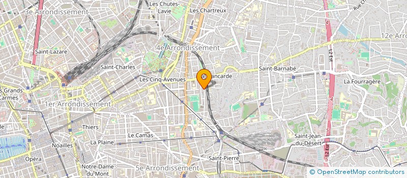 localisation de l'entreprise ACADEMIE D'AIKIDO MARSEILLE SAINT BARNABE à MARSEILLE