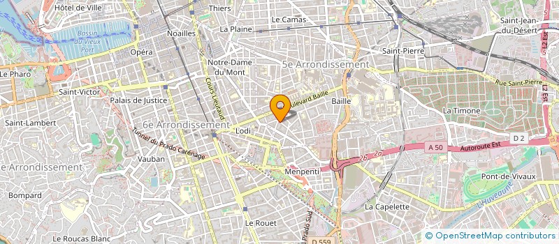 localisation de l'entreprise ACADEMIE D AIKIDO PHOCEENNE DU 5E à MARSEILLE