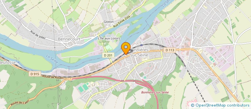 localisation de l'entreprise ACADEMIE D'ARTS ATTRACTIFS - ROLE PLAYING GAMES  BONNIERES-SUR-SEINE