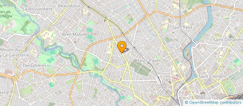 localisation de l'entreprise ACADEMIE D'ARTS MARTIAUX MIXTES TRADITIONNELS à NANTES