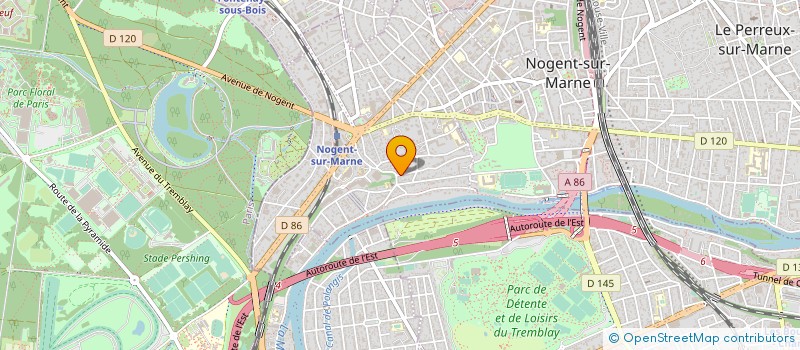 localisation de l'entreprise ACADEMIE D'ETE DU CAPRICCIO FRANCAIS à NOGENT-SUR-MARNE