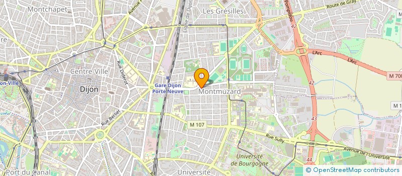 localisation de l'entreprise ACADEMIE DAR CY RAI COTE D'OR VERSION 21  DIJON