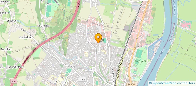 localisation de l'entreprise ACADEMIE DE BILLARD à MACON