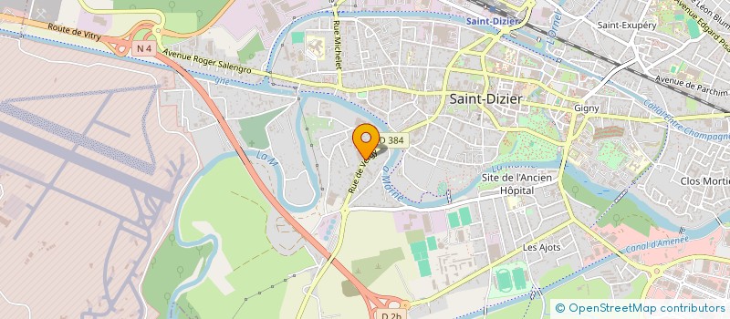 localisation de l'entreprise ACADEMIE DE BILLARD DE ST DIZIER à SAINT-DIZIER