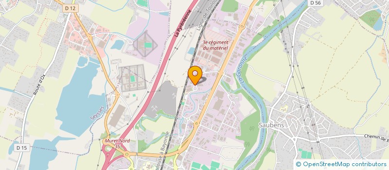 localisation de l'entreprise ACADEMIE DE BILLARD VIPOOL  MURET