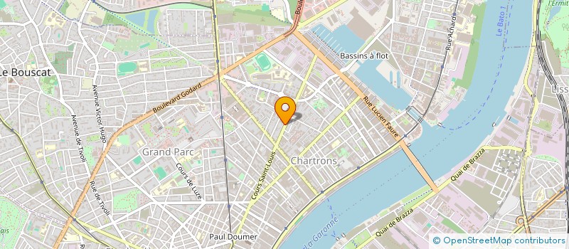 localisation de l'entreprise ACADEMIE DE BOXE  BORDEAUX  BORDEAUX