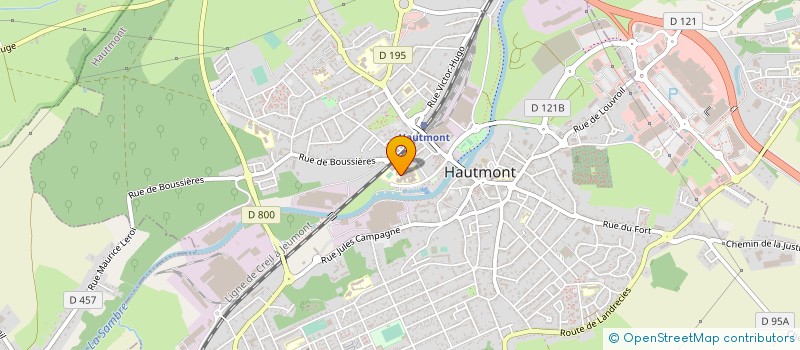 localisation de l'entreprise ACADEMIE DE BOXE HAUTMONTOISE à HAUTMONT