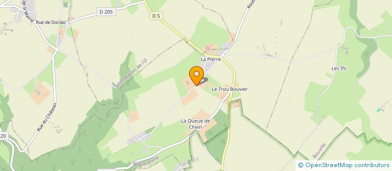 localisation de l'entreprise ACADEMIE DE COACHING CANIN  BLACQUEVILLE