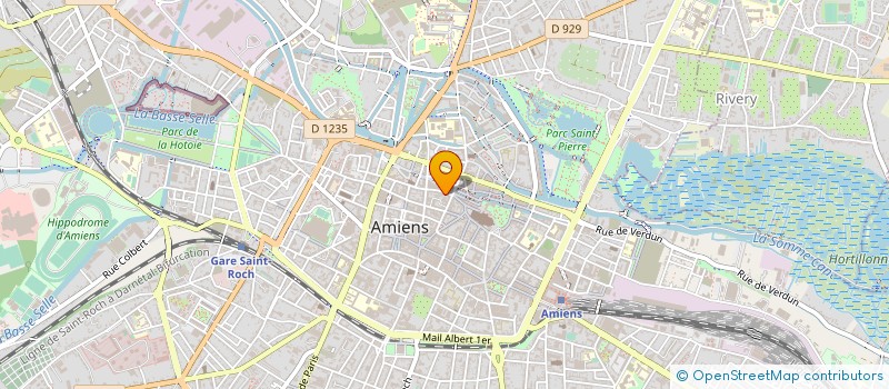 localisation de l'entreprise ACADEMIE DE COIFFURE MAX'S à AMIENS