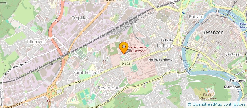 localisation de l'entreprise ACADEMIE DE CULTURE CHINOISE à BESANCON