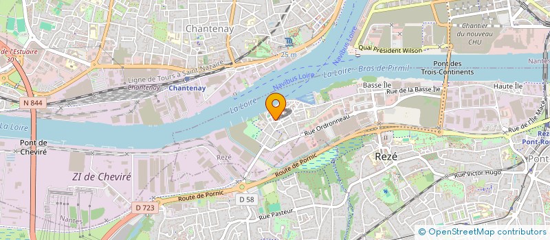 localisation de l'entreprise ACADEMIE DE DANSE  REZE