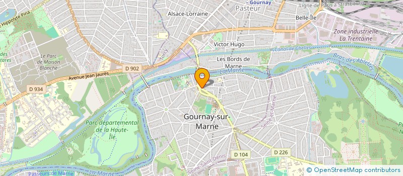 localisation de l'entreprise ACADEMIE DE DANSE à GOURNAY-SUR-MARNE