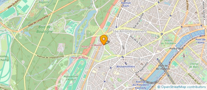 localisation de l'entreprise ACADEMIE DE DANSE ANNA KAMKINA  PARIS