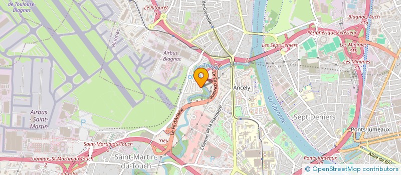 localisation de l'entreprise ACADEMIE DE DANSE MIDI PYRENEES à BLAGNAC