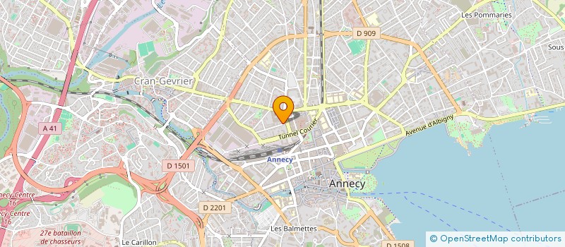 localisation de l'entreprise ACADEMIE DE DANSE SPORTIVE D'ANNECY à ANNECY